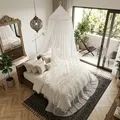 Produktbild: SEKEY Moskitonetz Bett für Doppelbett und Einzelbett – 60x220x850 cm Großes Mückennetz für Reise und Zuhause, Feinmaschiges Fliegennetz mit K...