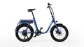 Produktbild: Faltbares e-Bike - 20 Zoll Klapprad (250 W, 25km/h, 7-Gang) blau - SHARP BD03EBL