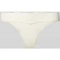 Produktbild: Calvin Klein Underwear String mit Spitzenbesatz in Offwhite, Größe M