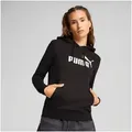 Produktbild: PUMA Kapuzensweatshirt ESS NO 1 LOGO HOODIE FL Regular Fit, mit verstellbarer Kapuze, mit Kängurutasche schwarz XL (42)