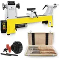 Produktbild: BAMATO Drechselmaschine WL-460V mit 6-tlg. HSS Drechselsatz und 4-Backenfutter