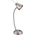 Produktbild: Globo Lighting Led, Silber, Metall, G, 24x44x24 cm, Lampen & Leuchten, LED Beleuchtung, LED-Tischleuchten
