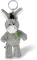 Produktbild: NICI 47868 - Schlüsselanhänger Esel mit gesticktem Kleeblatt, Plüsch, 11 cm