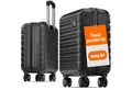Produktbild: Travely Koffer Polycarbonat Handgepäck Koffer 45x36x20cm - für Easyjet etc, 4 Rollen, Designed in Germany, austauschbare Griffe und Rollen