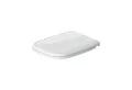 Produktbild: Duravit Badaccessoire-Set Duravit WC-Sitz D-Code Compact o. Absenkaut., Scharn. Edelstahl, weiß