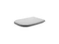 Produktbild: Duravit WC-Sitz D-Code compact ohne softclose Scharniere edelstahl, weiß, 006731