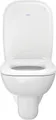 Produktbild: Duravit D-Code WC-Sitz Compact, Bügelbefestigung, mit Scharnieren aus Edelstahl,