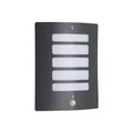 Produktbild: BRILLIANT Lampe Todd Außenwandleuchte Bewegungsmelder anthrazit 1x A60, E27, 60W, geeignet für Normallampen (nicht enthalten) IP-Schutzart: 44 - spritzwassergeschützt