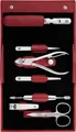 Produktbild: ZWILLING Maniküre und Pediküre Set Leder 7-teilig Rot Classic INOX Etui Set