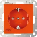 Produktbild: EL KO 940022002 - Unterputz-Steckdose ''ZSV'' mit Berührungsschutz, HK07, orange