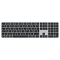 Produktbild: Apple Magic Keyboard mit Touch ID und Ziffernblock für Mac Modelle mit Apple Chip – Norwegisch – Schwarze Tasten ​​​​​​​