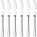 Produktbild: GRÄWE Tafelmesser aus Edelstahl, 6er Messer Set, Menümesser mit Wellenschliff, poliert, spülmaschinengeeignet - Serie Würzburg