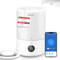 Produktbild: Levoit Smart Luftbefeuchter Schlafzimmer, 19dB leise, Top-Fill Humidifier für Baby, Luftfeuchtigkeit Sensor, Raumbefeuchter mit 360°Drehdüse für Kinderzimmer, Pflanzen, 3 L, Cremeweiß