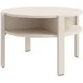 Produktbild: Carryhome Couchtisch, Sand, Holzwerkstoff, rund, eckig, 74.4x45.5x74.4 cm, offenes Fach, Wohnzimmer, Wohnzimmertische, Couchtische