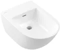 Produktbild: Villeroy & Boch Subway 3.0 Bidet, oval, wandhängend, 1 Hahnloch, mit Überlauf,