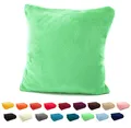 Produktbild: heimtexland Dekokissen Flanell Soft Kuschelkissen Plüsch Kissenbezug, super weich und flauschig, Allergiker geeignet, atmungsaktiv
