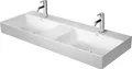 Produktbild: Duravit DuraSquare Doppelwaschtisch, 120x47cm, ohne Hahnloch, 2 Becken, ohne