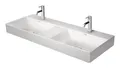 Produktbild: Duravit DuraSquare Doppelwaschtisch ohne Hahnloch 1200 x 470 mm - Weiß...