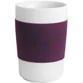 Produktbild: KAHLA Becher touch! henkelloser Becher mit Samt-Banderole, 1-tlg., Porzellan, Made in Germany lila 350 ml | Ø 7.7 cm x 11.3 cm