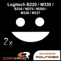 Produktbild: Corepad Skatez Logitech B220 M330 B330 M275 M280 M336 M337 Mausfüße Teflon