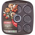 Produktbild: Pyrex Ofenpfanne Pizza Mini Asimetria Verzinkter (9 Fächer) (16 x 16 cm) (37719691)