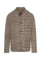 Produktbild: camel active Herren Melierte Jacke mit Stehkragen Dunkelbraun, Menswear-L