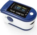 Produktbild: Pulsoximeter Pulox PO-200 Solo in Dunkelblau - Messung von SpO2 und Puls und PI schmerzfrei am Finger, inkl. Batterien