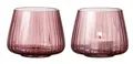 Produktbild: Bitz Teelichthalter Kusintha Teelichthalter pink 7,5 cm Set 2, Teelichthalter Kusintha 7,5 cm 2 Stck. Pink Glas