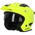 Produktbild: Acerbis Motorradhelm Aria 2023 Solid Jethelm, integriertes Sonnenvisier gelb M (57/58)