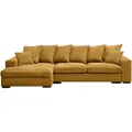 Produktbild: Kaiser Möbel Ecksofa, Gelb, Holz, L-Form, 285x155 cm, Wohnzimmer, Sofas & Couches, Wohnlandschaften, Ecksofas