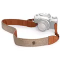 Produktbild: TARION Kamera Schultergurt Kameragurt Kamera Tragegurt Bohemian Nackengurt Kamera Band Hals Camera Neck Strap für Canon Fuji Nikon Olympus Panasonic Nikon Pentax Sony usw. Modell LYN-242H, Braun, Bohemian-Strap-LYN-241Z