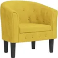 Produktbild: vidaXL Clubsessel Gelb Samt Modell 1