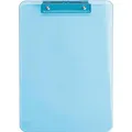 Produktbild: Maul Klemmbrett neon, DIN A4, transparent-blau aus Kunststoff, flache, vernickelte Bügelklemme (22.6 x 31.8 cm) (2340631)