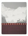 Produktbild: biederlack Wohn- und Kuscheldecke 'Alp View' 150 x 200 cm Hellgrau
