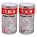Produktbild: 2x Talkum Puder 500g Talkum Talk Talcum Talc Talkumpulver Talkumpuder Reifen