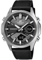 Produktbild: Casio EFV-C120L-8AEF Edifice Herrenuhr Chronograph mit Lederband Schwarz
