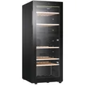 Produktbild: Haier Wine Bank 50 Serie 5 HWS79GDG, Weinkühler mit Kompressor, Freistehend, 79 Flasche(n), G, Schwarz, Schwarz