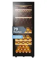 Produktbild: Haier Weinkühlschrank 50 SERIE 5 HWS79GDG I Weinklimaschrank für 79 Flaschen I Neue Technologie für beste Lagerung I Weinkühlschrank 2 Zonen, UV-Glastür & 5 Holzregalen I Wine Fridge vibrationsarm