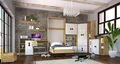 Produktbild: Kaiser Möbel Index Schrankbett, Wandklappbett, Vertical mit Matratze, Schlafzimmer, Jugenzimmer, Modern Design, Eiche