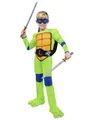 Produktbild: Ninja Turtles – Leonardo Kostüm für Kinder - Mit diesem Kostüm mutierst Du zur