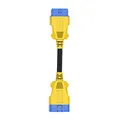 Produktbild: OURANTOOLS OBD-2 Verlängerungskabel Adapter Kompatibel Extender Diagnosestecker mit Nylon Material für Fahrzeuge Diagnosegerät (16 Pin 20cm Male to Female)