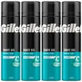 Produktbild: Gillette Original Scent Rasiergel Sensitive 4er Pack ,4x200ml, OvP Neu