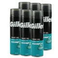 Produktbild: Gillette Rasiergel 6 x 200 ml für empfindliche Haut Shave Gel Set Vorteilspack