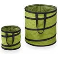 Produktbild: Laub- und Grastonne Set 85 l und 15 l grün Gartenabfallbehälter - Trendline