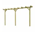 Produktbild: Gartenpirat Pergola Pergola aus Holz 450 cm lang Torbogen Rankhilfe Rankgerüst Blumenbogen