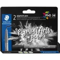 Produktbild: Staedtler Fasermaler mit Rundspitze (2 x) (376-99BK2)