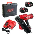 Produktbild: Milwaukee M18FFN-502C Akku-Nagler mit 2 x 5.0 Ah Akku in Werkzeugkoffer