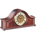 Produktbild: Hermle Tischuhr aus Massivholzteilen Mahagoni Westminster-Schlagwerk