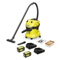 Produktbild: Kärcher WD 4-18 Dual Battery Set  1.628-601.0 Akku-Nass-/Trockensauger 380 W