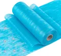 Produktbild: Vlies Tischband Blau 30 Meter Rolle + 150 Deko Herzen Gratis 23cm Breite Tisc...